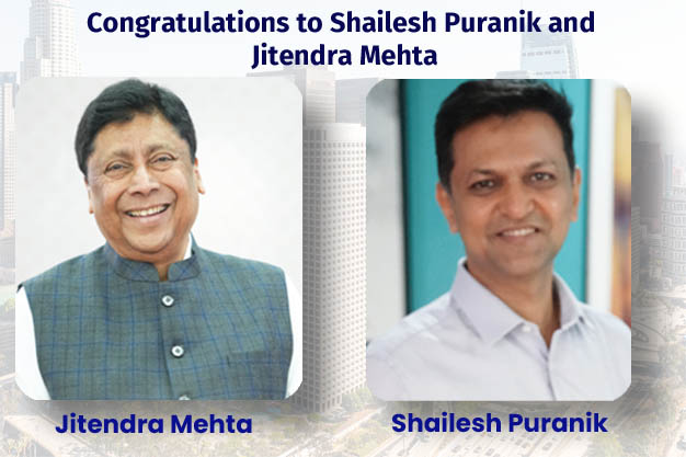 Congratulations to Shailesh Puranik and Jitendra Mehta