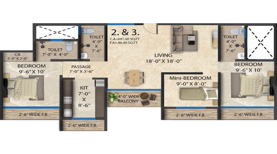 Khushi Axis World - CREDAI MCHI Virtual Property Expo Thane