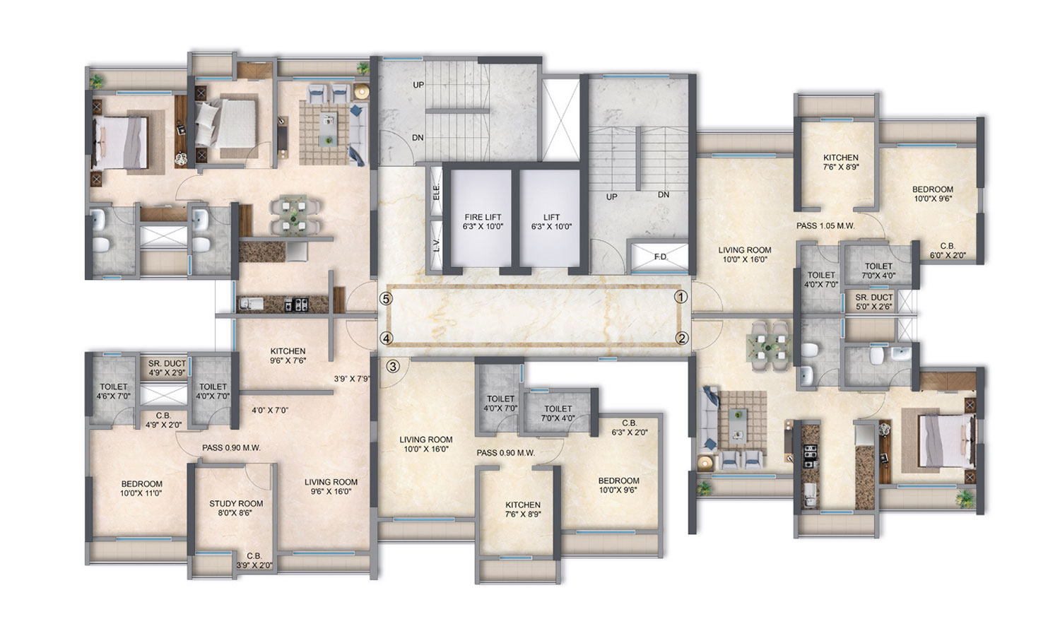 Squarefeet Metropolis Insignia - CREDAI MCHI Virtual Property Expo Thane