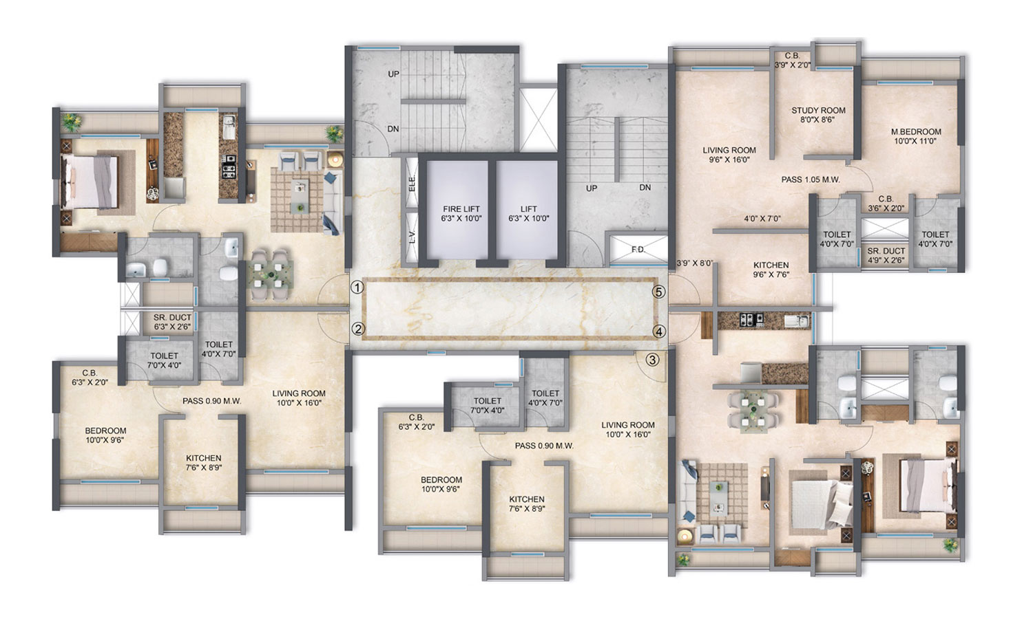 Squarefeet Metropolis Insignia - CREDAI MCHI Virtual Property Expo Thane
