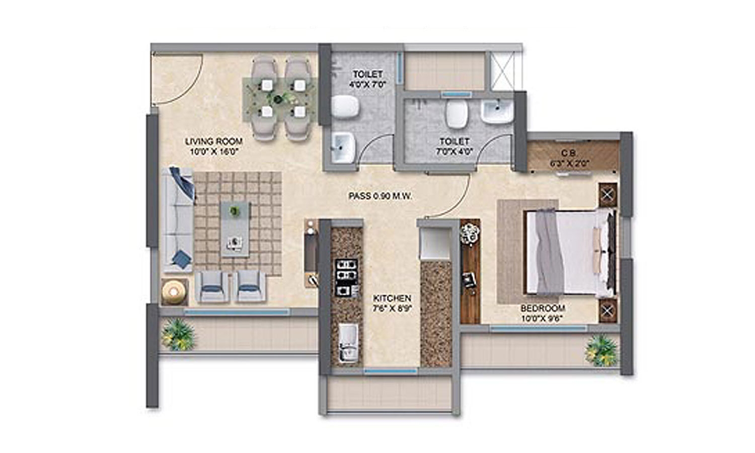 Squarefeet Metropolis Insignia - CREDAI MCHI Virtual Property Expo Thane