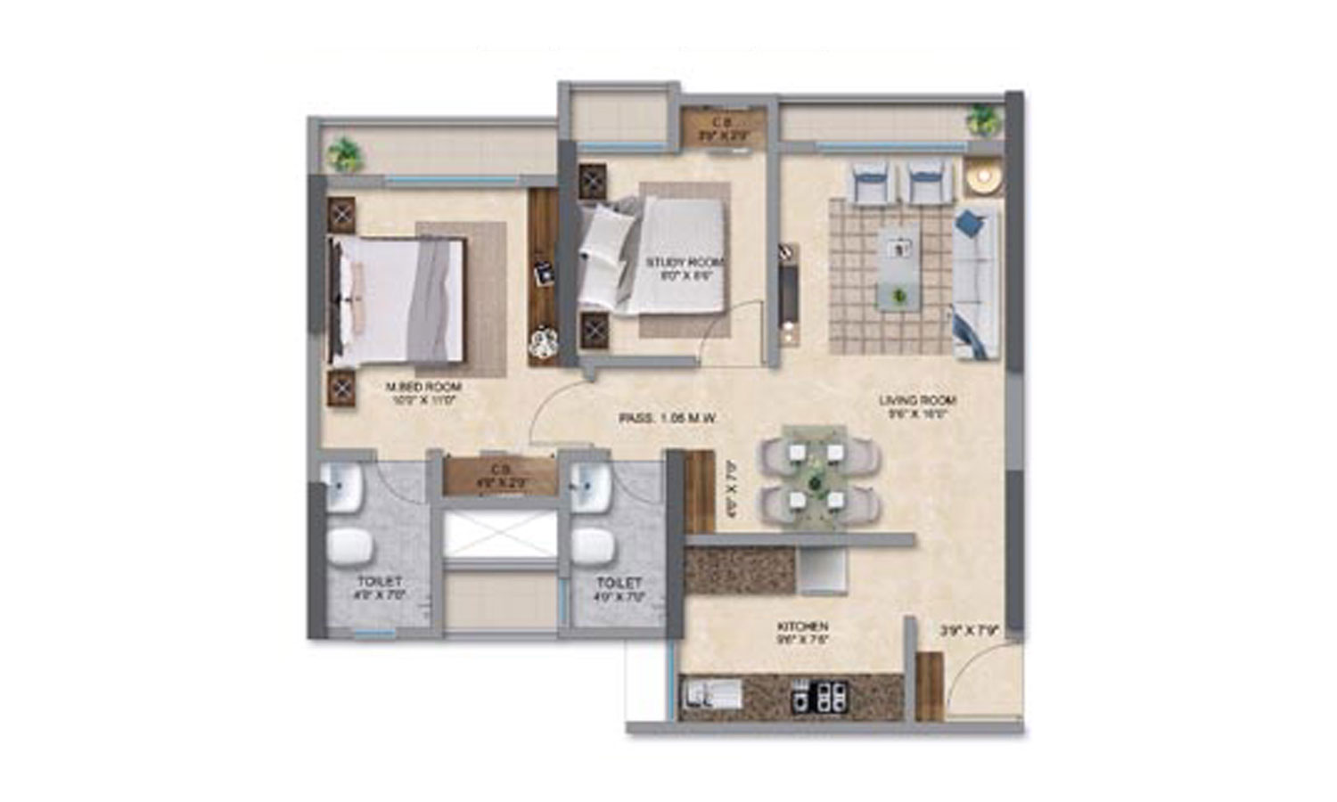 Squarefeet Metropolis Insignia - CREDAI MCHI Virtual Property Expo Thane